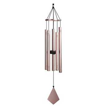 FC Design 36" Long Tuned Pink Metal Wind Chime Decoration Garden and Patio Decor