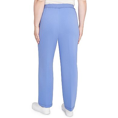 Petite Alfred Dunner Cozy Medium Length Slant Pocket Pants
