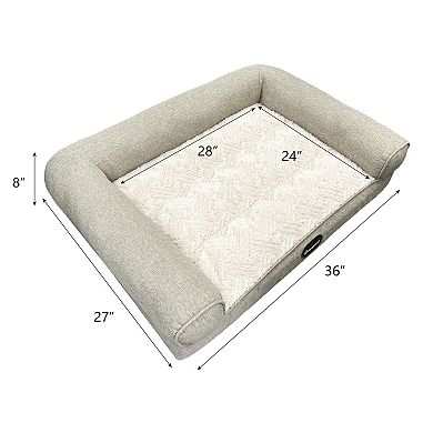 Beautyrest Lux Lounger Couch Pet Bed
