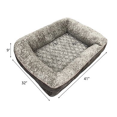 Beautyrest Cuddler Bolster Pet Bed