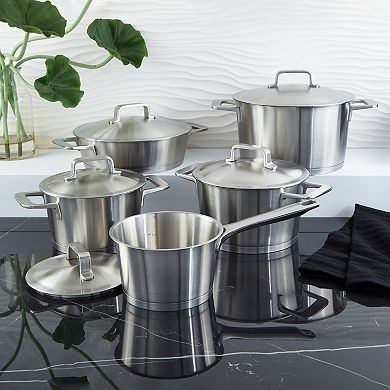 BergHOFF DiNA Meta 10-pc. Stainless Steel Cookware Set