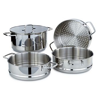 BergHOFF DiNA Helix Stainless Steel 5 pc Steamer Set