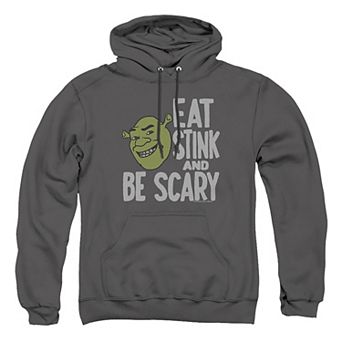 Big & Tall Shrek Eat Stink & Be Scary Graphic Pullover Hoodie