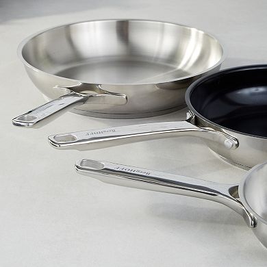 BergHOFF DiNA Helix Stainless Steel 3-pc. Frying Pan Set