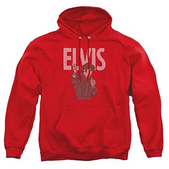 Big & Tall Elvis Graphic Pullover Hoodie