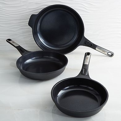 BergHOFF Leo Phantom 3-pc. Nonstick Ceramic Fry Pan Set