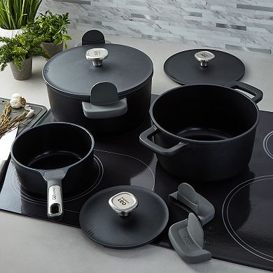 BergHOFF Leo Phantom 6-pc. Nonstick Ceramic Cookware Set