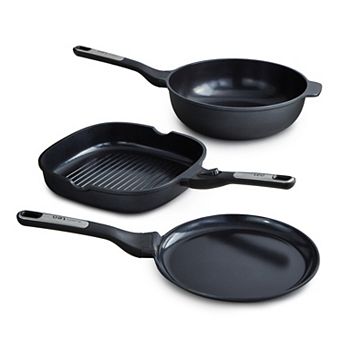 BergHOFF Leo Phantom 3 pc Nonstick Ceramic Specialty Cookware Set