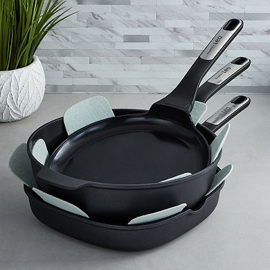 BergHOFF Leo Phantom 3-pc. Nonstick Ceramic Specialty Cookware Set
