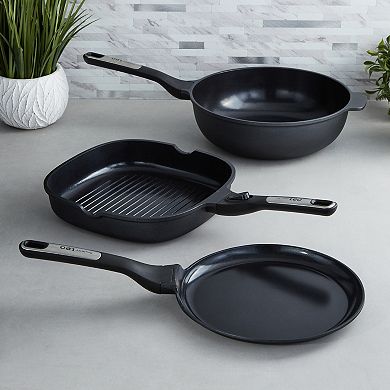 BergHOFF Leo Phantom 3-pc. Nonstick Ceramic Specialty Cookware Set
