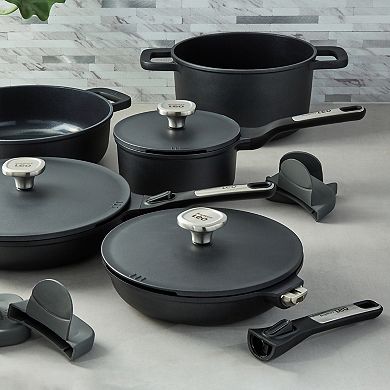 BergHOFF Leo Phantom 8-pc. Nonstick Ceramic Cookware Set