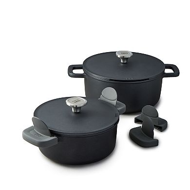 BergHOFF Leo Phantom 4-pc. Nonstick Ceramic Stockpot Set