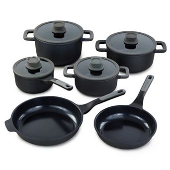 BergHOFF Leo Stone & 10 pc Nonstick Ceramic Cookware Set