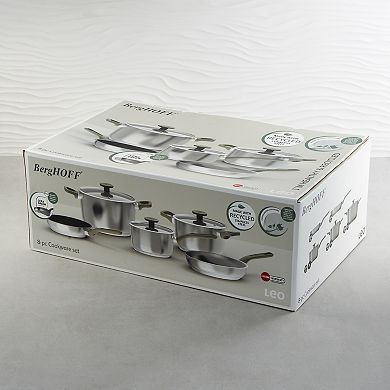 BergHOFF Leo Bolt 8-pc. Stainless Steel Cookware Set