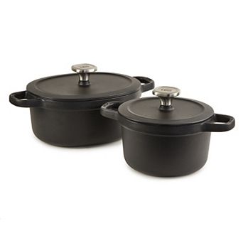 BergHOFF Leo 4 pc Cast Iron Stockpot Set