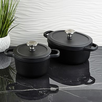 BergHOFF Leo 4-pc. Cast Iron Stockpot Set