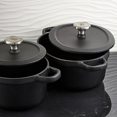BergHOFF Leo 4-pc. Cast Iron Stockpot Set