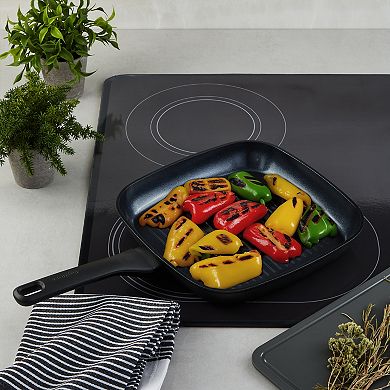 BergHOFF DiNA Helix Nonstick Ceramic Grill Pan 10.25 Inches
