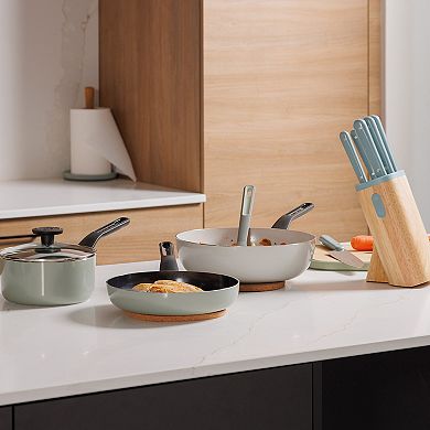 BergHOFF Leo Glints 11-Inch Nonstick Aluminum Wok Pan 4-qt.