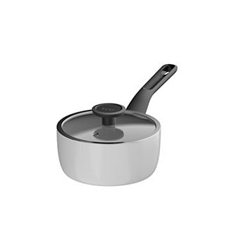 BergHOFF Leo Glints Nonstick Aluminum Saucepan 7-inch 2-qt with Glass Lid