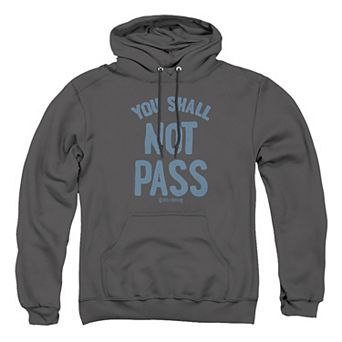Big & Tall The Lord of the Rings Gandalf "You Shall Not Pass" Graphic Pullover Hoodie