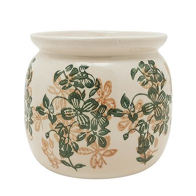 Everyday Decor Large Ceramic Floral Planter