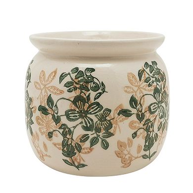 Everyday Decor Large Ceramic Floral Planter