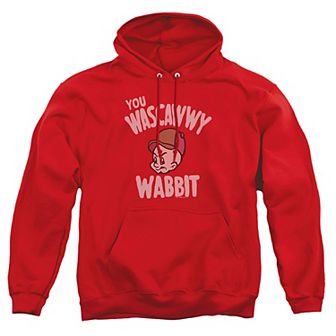 Big & Tall Looney Tunes Elmer Fudd "The Wascally Wabbit" Graphic Pullover Hoodie