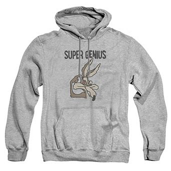 Big & Tall Looney Tunes Wile E. Coyote "Super Genius" Graphic Pullover Hoodie