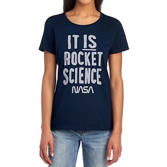 Juniors' NASA "It Is Rocket Science" Graphic Tee