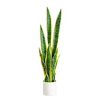 nearly natural Artificial Snake Plant Floor Decor