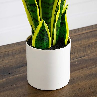 nearly natural Artificial Snake Plant Floor Decor