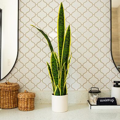 nearly natural Artificial Snake Plant Floor Decor