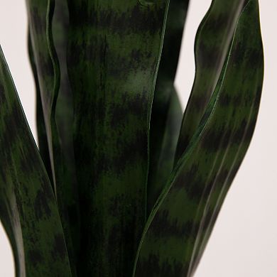 nearly natural Artificial Snake Grass Arrangement Ceramic Pot