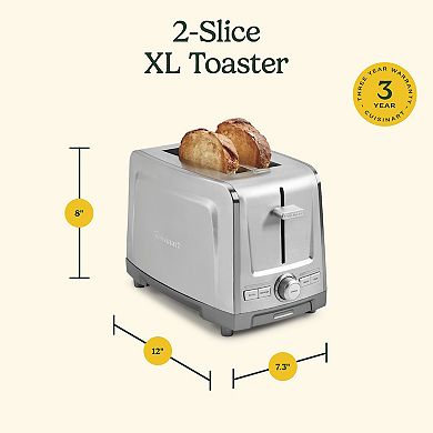 Cuisinart® 2-Slice XL Slot Stainless Steel Toaster