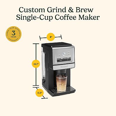 Cuisinart® Custom Grind & Brew Single-Cup Coffee Maker