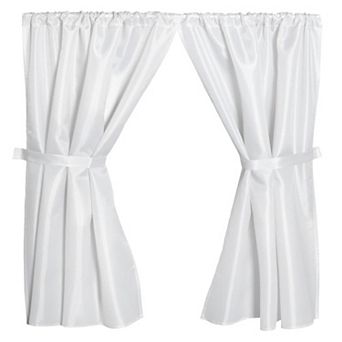 Machine Washable 100% Polyester Standard-Sized Window Curtain Set