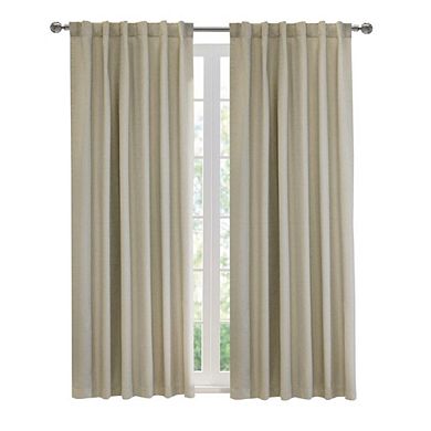 Baxter Total Blackout Back Tab Curtain Collection Elegant, Energy-Saving, Textured Design