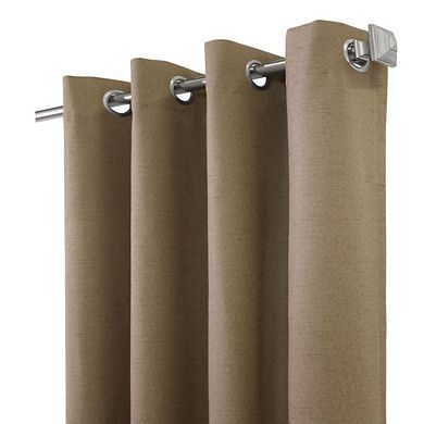 Polyester Ventura Blackout Grommet Curtain Panel Pair Frame Your Windows with Subtle Slub Textured