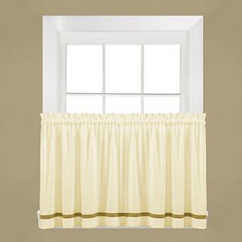 100% Polyester Kate High Quality Stylish Classic Window Tier Pair