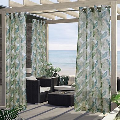 100% Polyester Bonaire Grommet Panel Sheer Window Curtain
