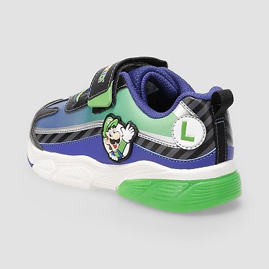 Super Mario Youth Boys Light Up Athletic Sneakers