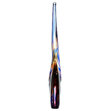 Luxury Lane Hand Blown Abstract Sommerso Art Glass Sculpture