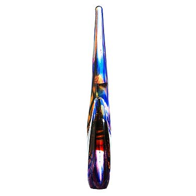 Luxury Lane Hand Blown Abstract Sommerso Art Glass Sculpture
