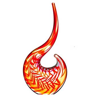 Luxury Lane Hand Blown Abstract Sommerso Art Glass Sculpture