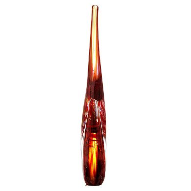 Luxury Lane Hand Blown Abstract Sommerso Art Glass Sculpture