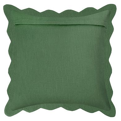 Sonoma Goods For Life® Scallop Floral Embroidery Throw Pillow 18-Inch