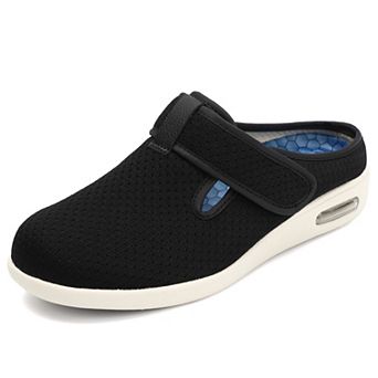 Women's Width Adjustable Closure Swollen Feet Fasciitis Edema Walking Slippers