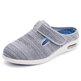 Women's Width Adjustable Closure Swollen Feet Fasciitis Edema Walking Slippers