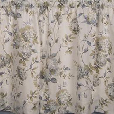 Abigail 52% Polyester/48% Cotton Blend Printed Room Darkening Rod Pocket Pair Set With 2 Tiers